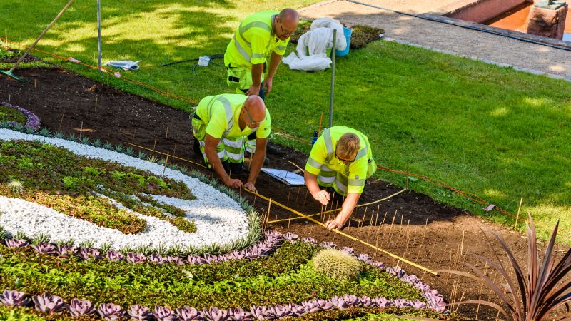 Poolside Hardscaping